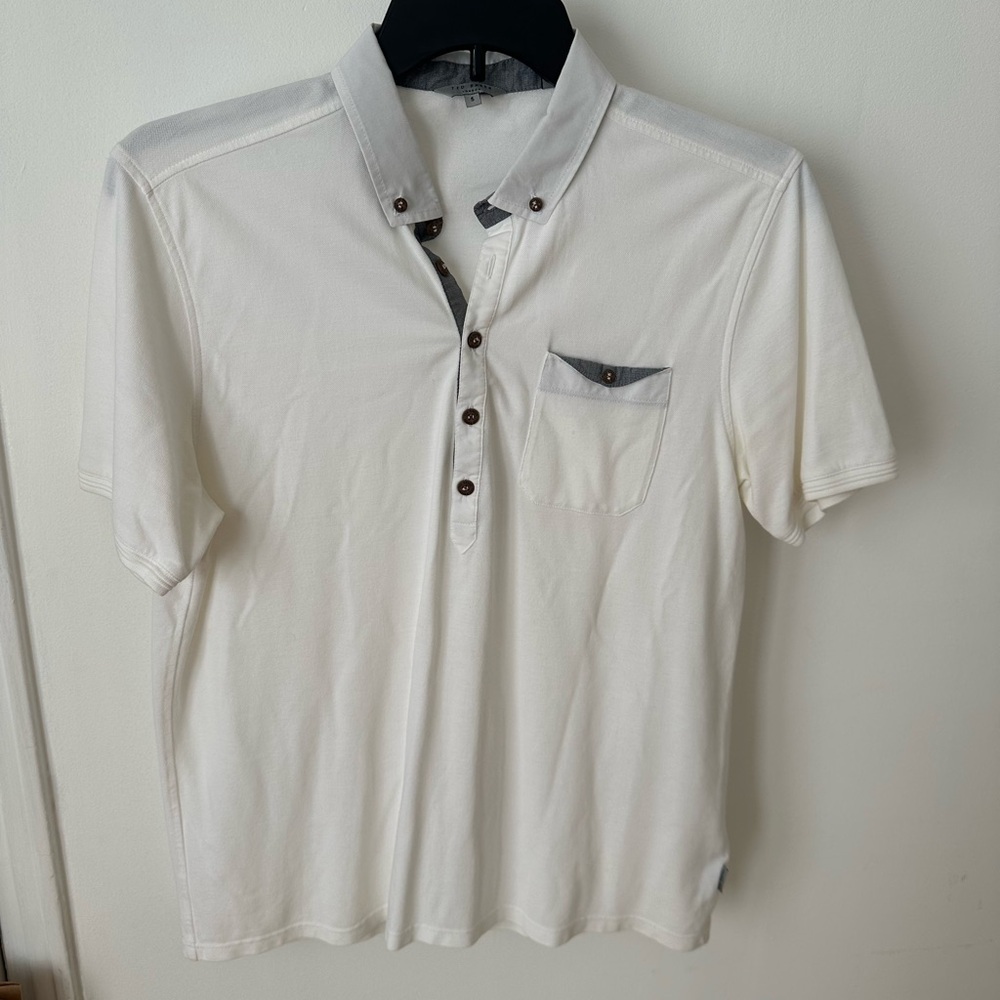 Men's White Polo Shirt